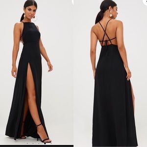 Black maxi dress